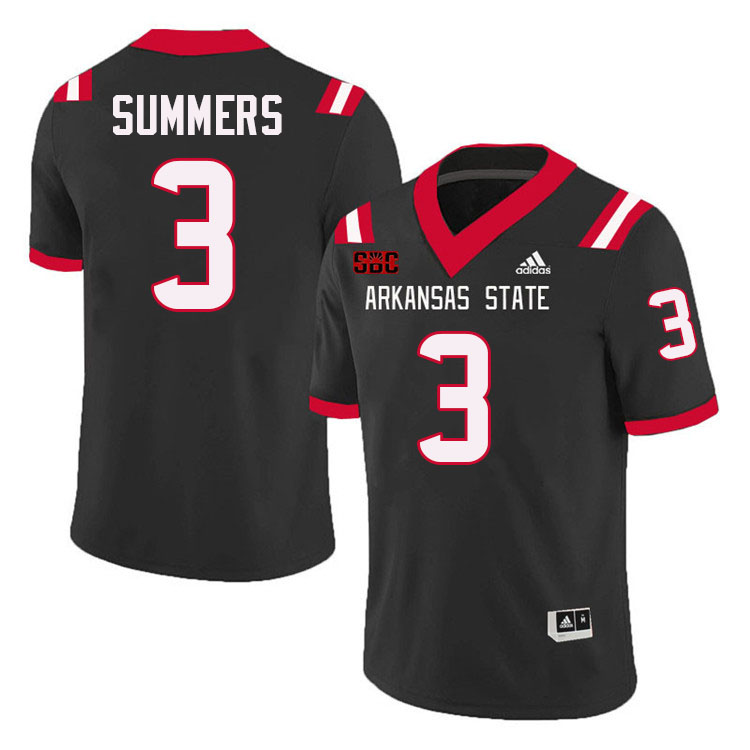 Hunter Summers Arkansas State Jersey,Arkansas State Red Wolves Football Uniforms,Jersey-Black Hunter Summers Arkansas State Jersey,Arkansas State Red Wolves Football Uniforms,Jersey-Black